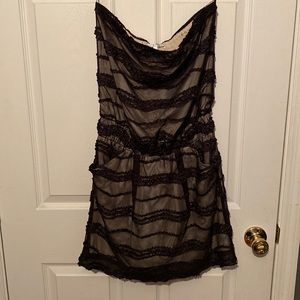 Strapless romper dress!! Size small!! Cute